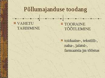 Põllumajanduse mõiste ja koht maailmamajanduses #11