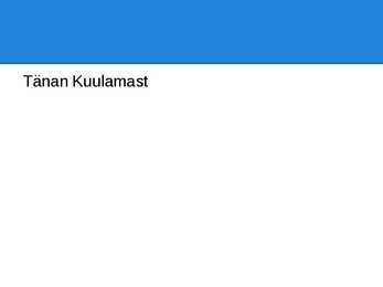 Varundamine ja Taastamine #10