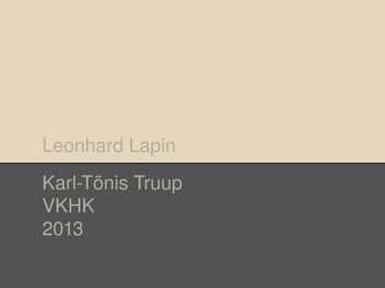 Leonhard Lapin