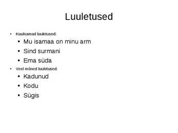 Lydia Koidula elulugu ja luule #4