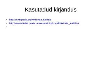 Lydia Koidula elulugu ja luule #5