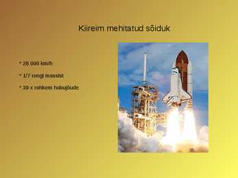 Kiireimad inimese poolt loodud sõidukid #3