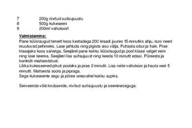 Kukeseenesupp #2
