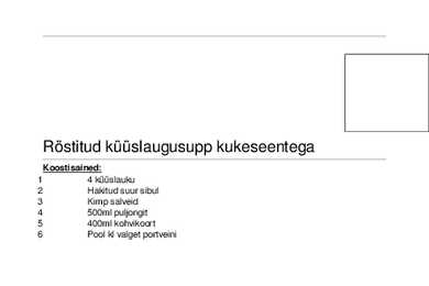 Kukeseenesupp