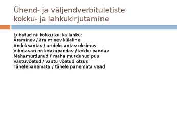 Keeleuuendused 2012 #8