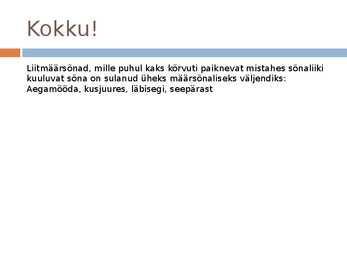 Keeleuuendused 2012 #9