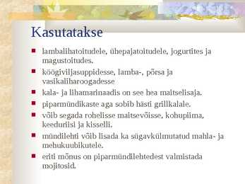 Kodutöö 5 vürtsi-5 ürti #19