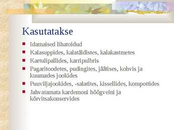Kodutöö 5 vürtsi-5 ürti #9