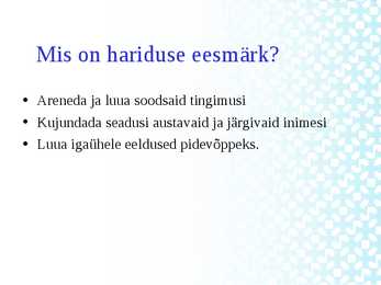 Eesti Vabariigi Haridusseadus #3