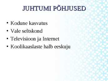 Koolikiusamine Jaanikese kooli näitel #4