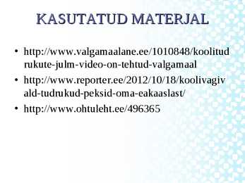 Koolikiusamine Jaanikese kooli näitel #7