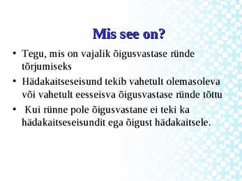 Hädakaitse #2