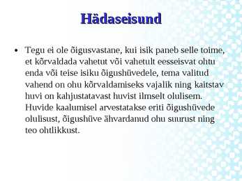 Hädakaitse #11