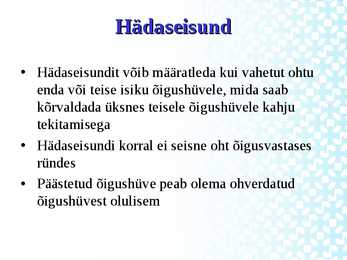 Hädakaitse #12