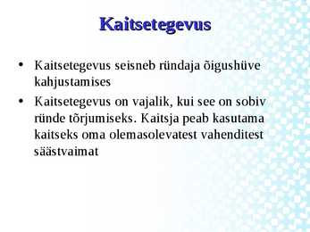 Hädakaitse #8
