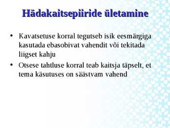 Hädakaitse #9