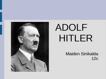 Adolf Hitleri päritolu ja lapsepõlv