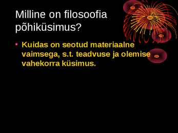 Filosoofia tunnikontrolli kordamisküsimused #5