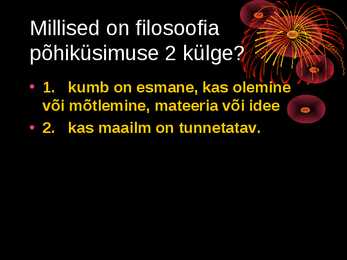 Filosoofia tunnikontrolli kordamisküsimused #7