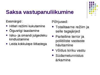 Okupatsioon ja vastupanuliikumine #13