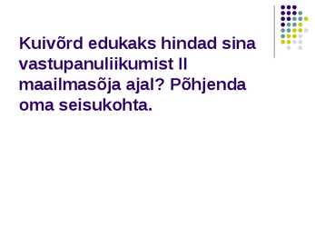 Okupatsioon ja vastupanuliikumine #17