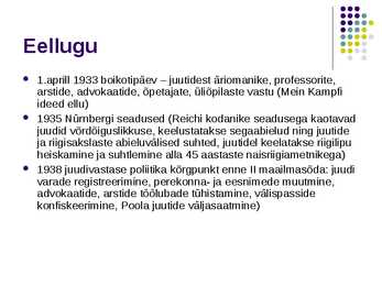 Okupatsioon ja vastupanuliikumine #3