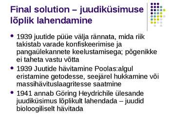 Okupatsioon ja vastupanuliikumine #5