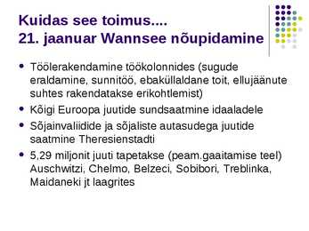 Okupatsioon ja vastupanuliikumine #6