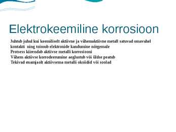 Korrosioon #5