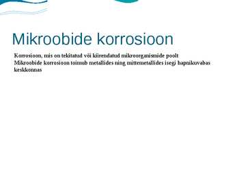 Korrosioon #7