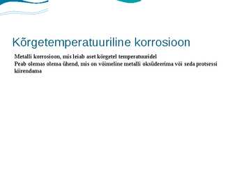 Korrosioon #8