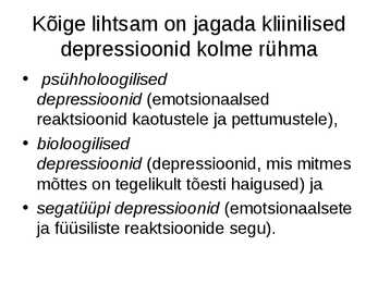 Depressioon #5