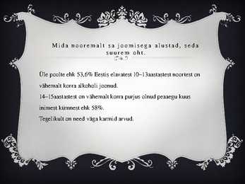 ALKOHOL - OHTLIKUM-KUI SA ARVAD #2