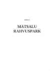 Referaat - Matsalu rahvuspark