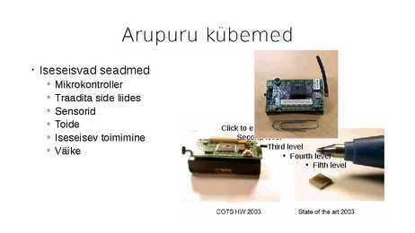 Smart dust ehk arupuru #5