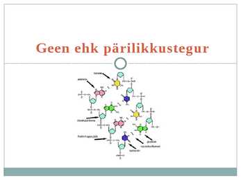 Geen ehk pärilikkustegur