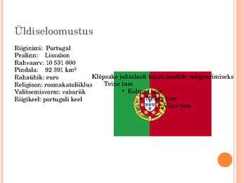 Portugali üldiseloomustus ja rahvastik #2