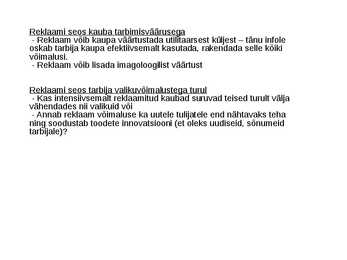 MIS ON REKLAAM #19