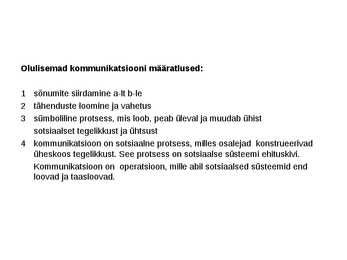 Reklaam kui kommunikatsioon #3