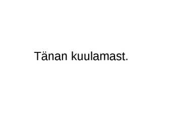 Kultuuriloo ettekanne #6