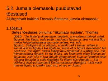 Aquino Thomas #5