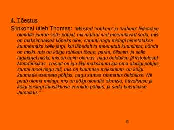 Aquino Thomas #8