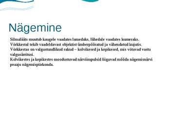 N�gemiselundid-kokkuv�te n�gemiselunditest-nende kaitsmisest #6