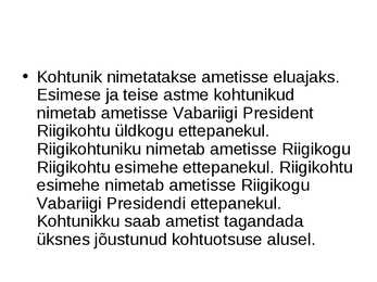 Kohtunikud ja rahvakohtunikud #3