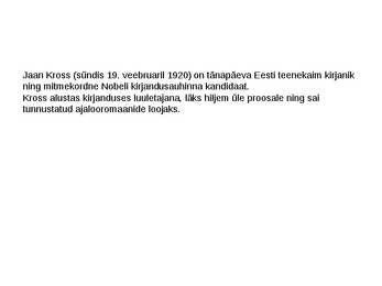 Jaan Kross #2