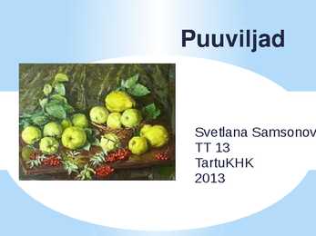 Puuviljad