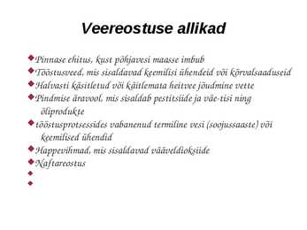 Vee saastumine ja selle vältimine #7