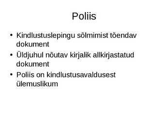 Kindlustusleping #13