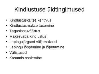 Kindlustusleping #15