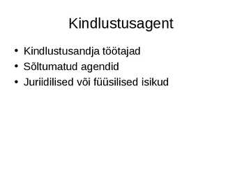 Kindlustusleping #8